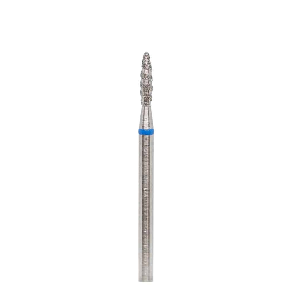 Diamond drill bit "flame “tornado” with safe end" 021 blue