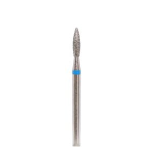 Diamond drill bit "flame with not sharp end" 023 blue