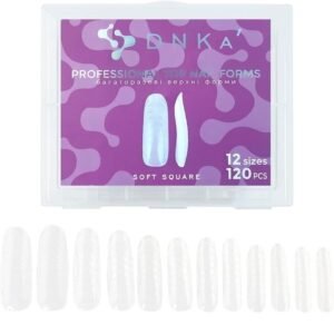 DNKa' Top Nail Forms Soft Square, 120 pcs